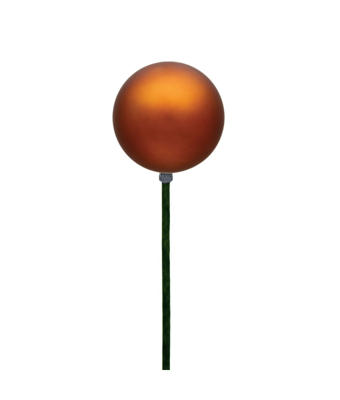 STEMBALL 12CM STAKE COPPER MATTE