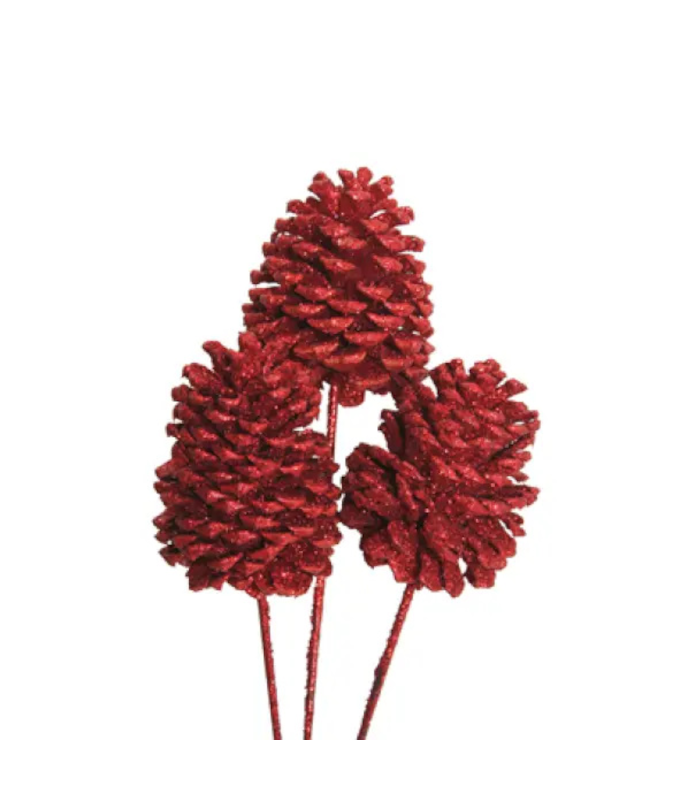 SLASH CONE STAKE RED GLITTER