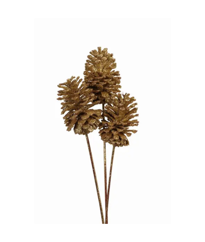 SLASH CONE STAKE GOLD GLITTER