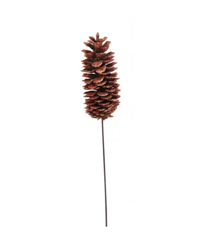 SUGAR CONE STAKE COPPER GLITTER