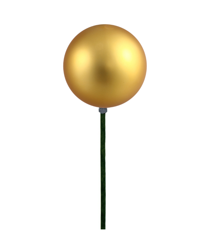 STEMBALL 15CM STAKE GOLD MATTE