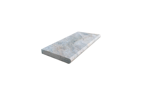 14X36 TAKOMA SILVER ANTIQUE BULLNOSE COPING