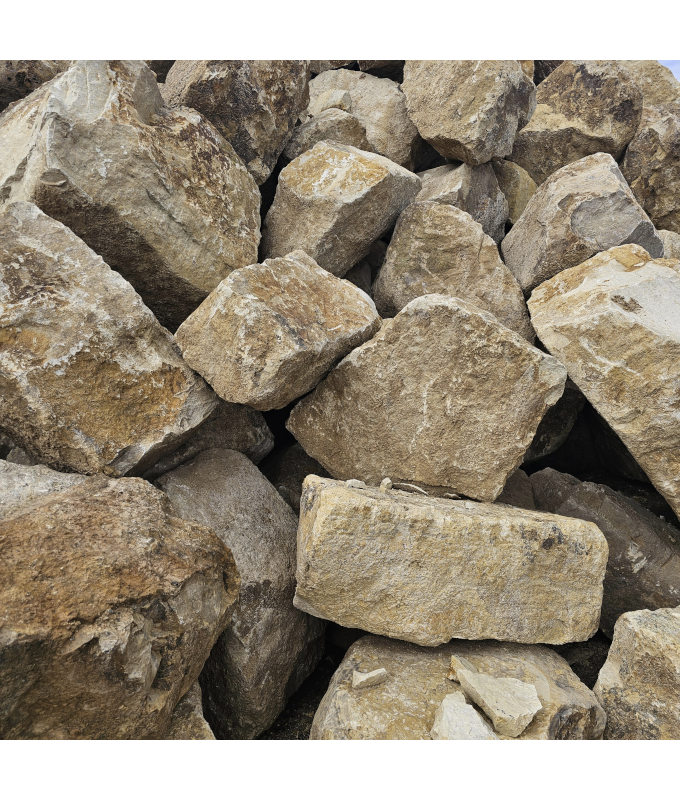 16"-24" BUFF W/E LIMESTONE CUBES