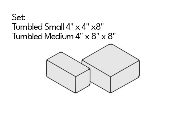 LAKELAND II 4\"/8\" SET CASCADE