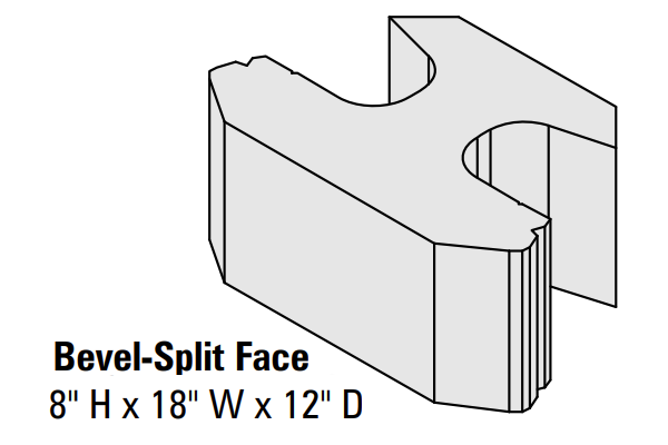 8\" CLASSIC BEVELED SANDSTONE