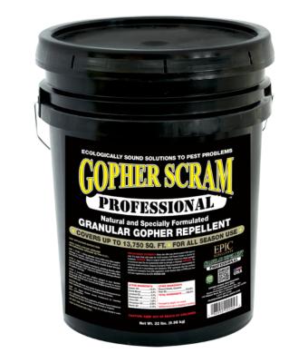 GOPHER SCRAM PRO 22LB TUB