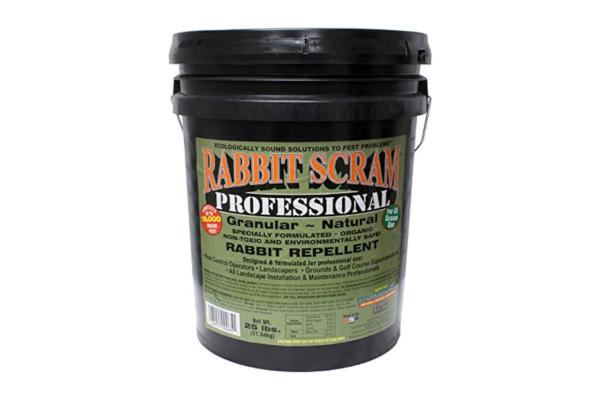 RABBIT SCRAM PRO 25LB TUB