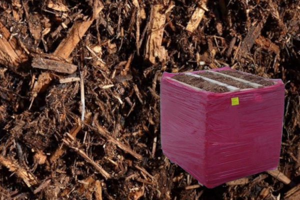 5.5 CU.YD RED CEDAR BALE