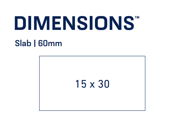 DIMENSIONS SLAB 15X30 SEPIA DF