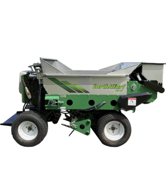 SELF-PROP, STAND ON TOPDRESSER