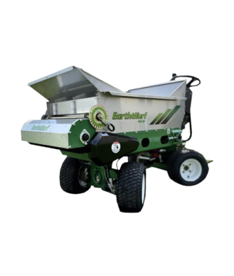 SELF-PROP, STAND ON TOPDRESSER