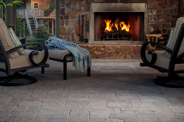 SLATON TUMBLED 13X13 BLU IRON