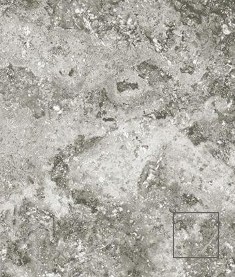 TRAVERTINE CROSS CUT SILVER 12X12 PORCELAIN