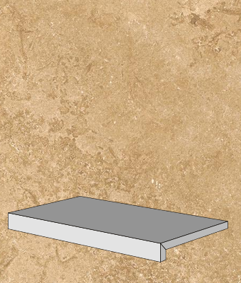 CROSS CUT TIVOLI WALNUT 12X24 DF COPING