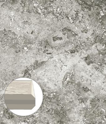 CROSS CUT ANDES SILVER 12X24 DOUBLE BEVEL