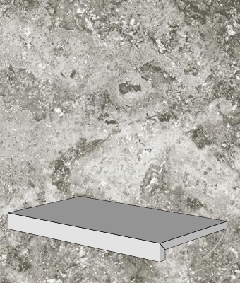 CROSS CUT ANDES SILVER 12X24 DF COPING