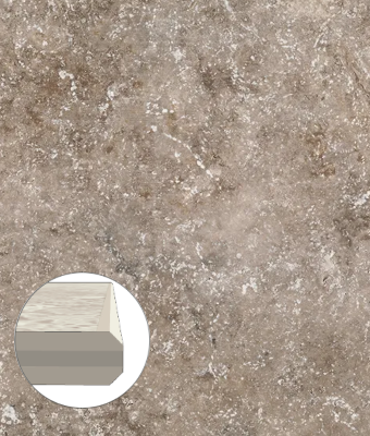 ANDES CAPUCCINO 12X24 DOUBLE BEVEL