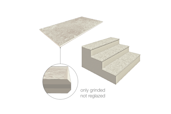 ANDES CAPUCCINO 12X24 DOUBLE BEVEL