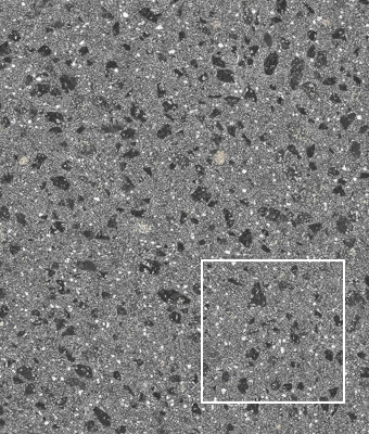 TERRAZZO CHARCOAL 24X24 PORCELAIN