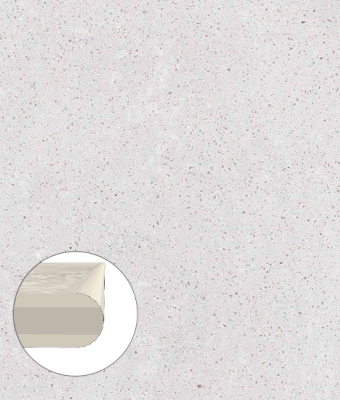 TERRAZZO COOL GRAY 12X24 BULLNOSE