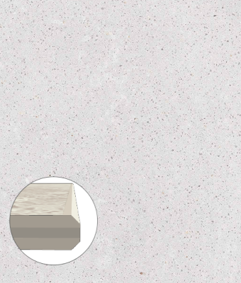 TERRAZZO COOL GRAY 12X24 DOUBLE BEVEL