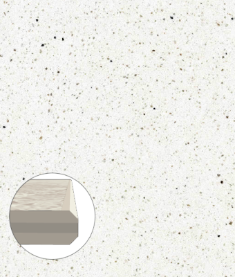 TERRAZZO COOL WHITE 12X24 DOUBLE BEVEL