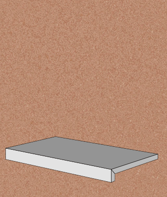 MONOCROMATICA COGNAC 12X24 DF COPING