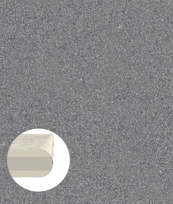 MONOCROMATICA BASALT 12X24 BULLNOSE