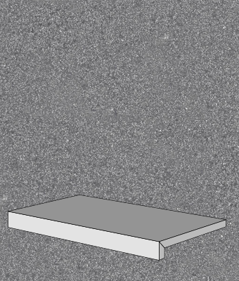 MONOCROMATICA BASALT 12X24 DF COPING