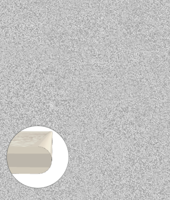 MONOCROMATICA  ASH 12X24 BULLNOSE