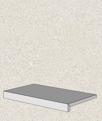 MONOCROMATICA BONE 12X24 DF COPING