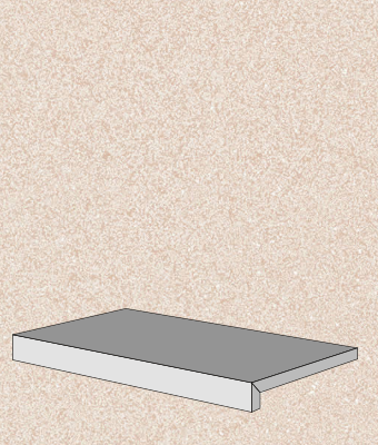 MONOCROMATICA SAND 12X24 DF COPING