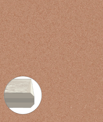 MONOCROMATICA COGNAC 12X24 DOUBLE BEVEL