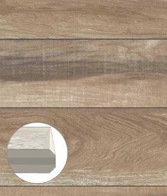 TEXWOOD BROWN 12X24 DOUBLE BEVEL