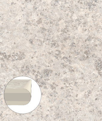 DOLOMITE STEEL 12X24 BULLNOSE
