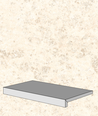 DOLOMITE WHEAT 12X24 DF COPING