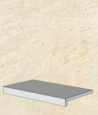 QUARTZITE SNDISLD 12X24 DF COPING
