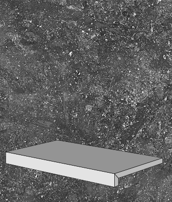 OCEANSTONE BLACK 12X24 DF COPING