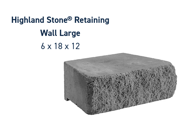 HIGHLAND STONE 18\" BROWNSTONE