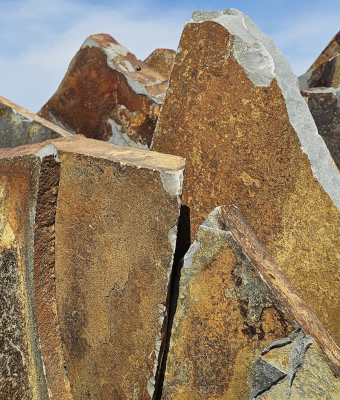 AUTUMN FLAME FLAGSTONE 1-2"T