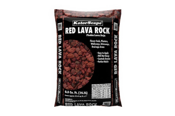 RED LAVA ROCK .5CU� BAG