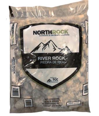 RIVER ROCK .5CU� BAG