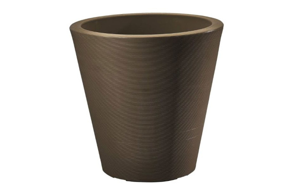 Crescent Madison Modern Pot, Mocha, 20"