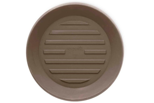 Crescent Universal Round Saucers, Mocha, 11"