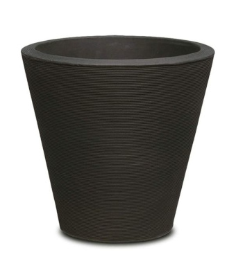 Crescent Madison Modern Pot, Caviar Black, 14"