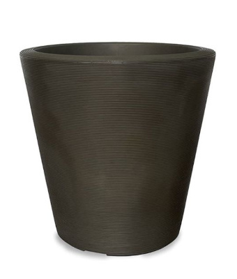 Crescent Madison Planter, Old Bronze, 20" 