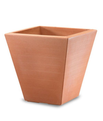 Crescent Garden Gramercy square Planter, Weathered Terra Cotta,&nbsp;&nbsp;20"