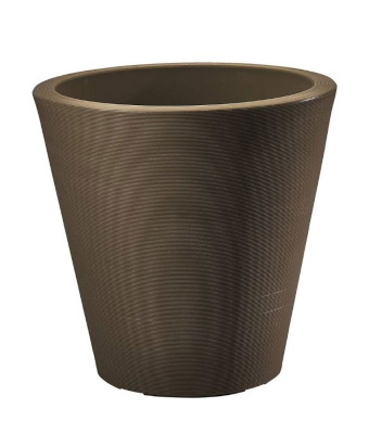 Crescent Madison Modern Pot, Mocha, 34"