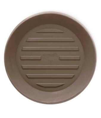 Crescent Universal Round Saucers, Mocha, 11"