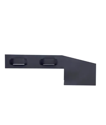 BORDER EDGING END BLACK